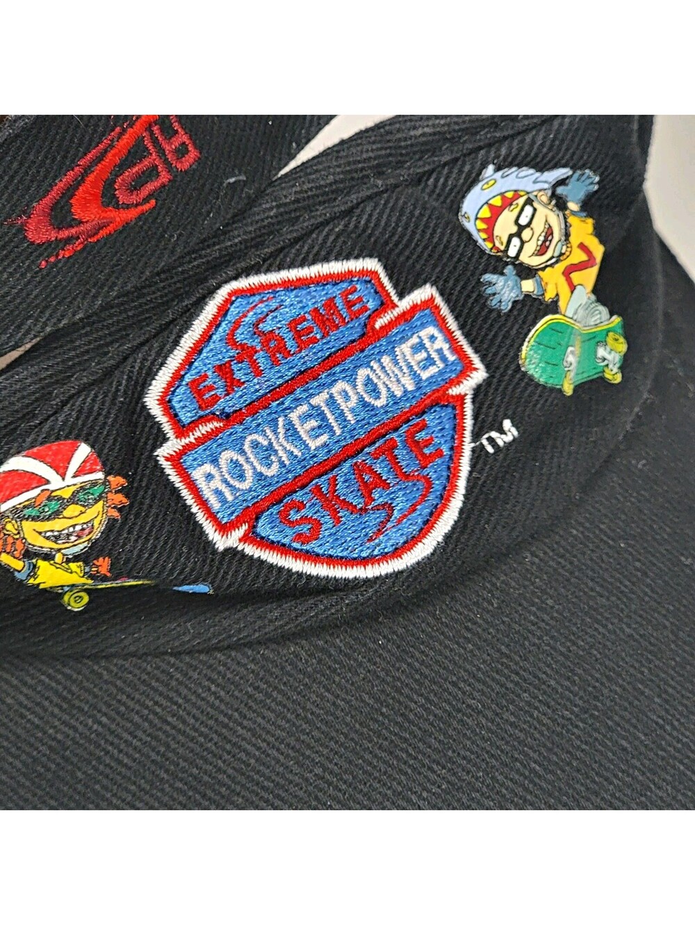 Vintage Nickelodeon Rocket Power Visor Hat Extreme Skate Y2K